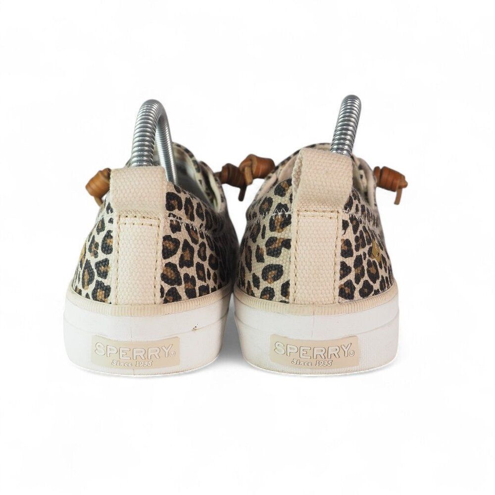 Sperry Crest Vibe Leopard Print Canvas Slip-On Sn… - image 5